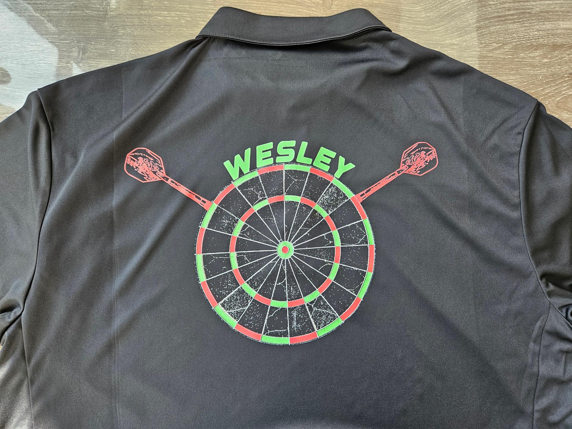 Persoonlijke dartshirt
