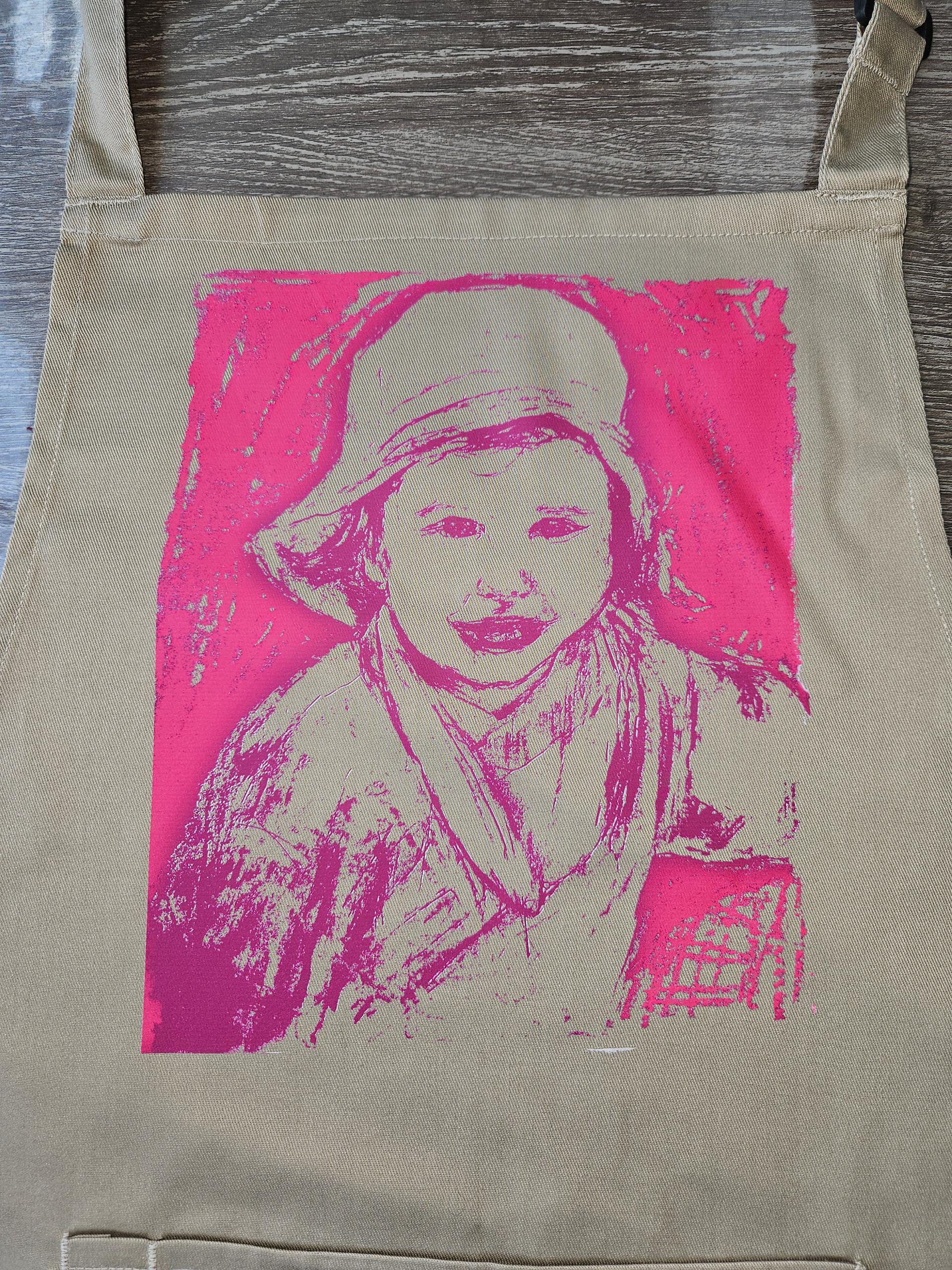 Kunstwerk op textiel